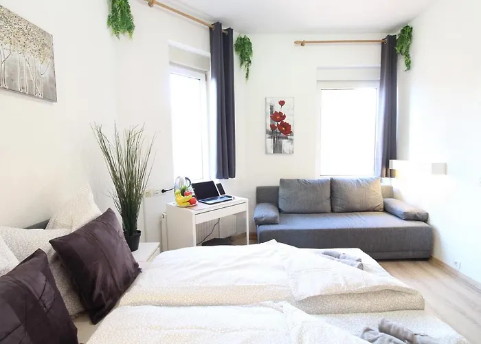 酒店 Downtown - Im Herzen Von & Komfortable Boxspringbetten *